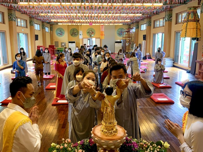 The Vesak Great Ceremony at Hoang Phap Temple in Jeonju City - South Korea
